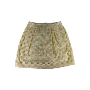 rosé brand yellow skirt size 12 or 42 made in Italy